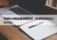 天津B2B网站建设哪家好（天津网站优化b2bvip）